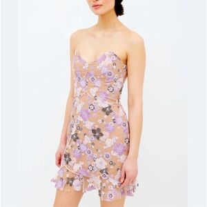 For Love and Lemons Posy mini dress